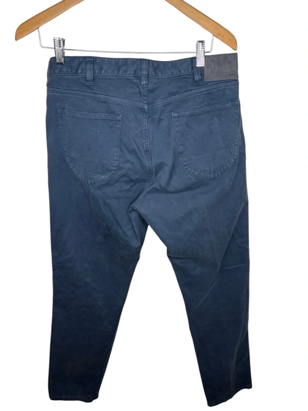 Bonobo Blue Corduroy Tapered Leg Pants Men Size 31/32 BLEMISH